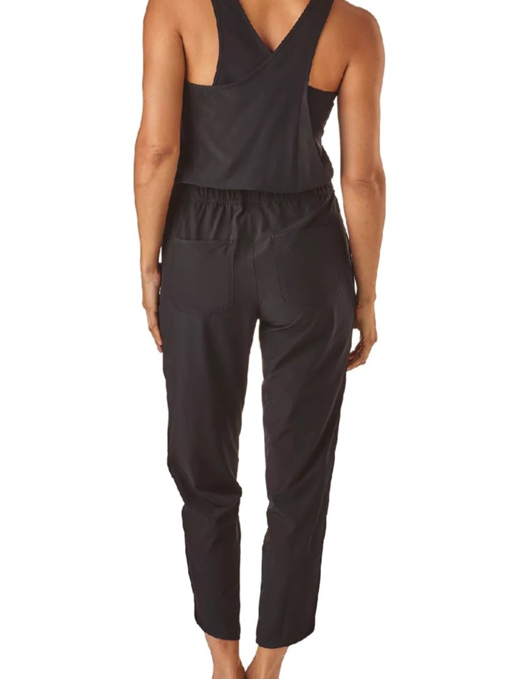 Patagonia Fleetwith Jumpsuit XS Cinch Waist Athleisure Dark Grey - Picture 11 of 14